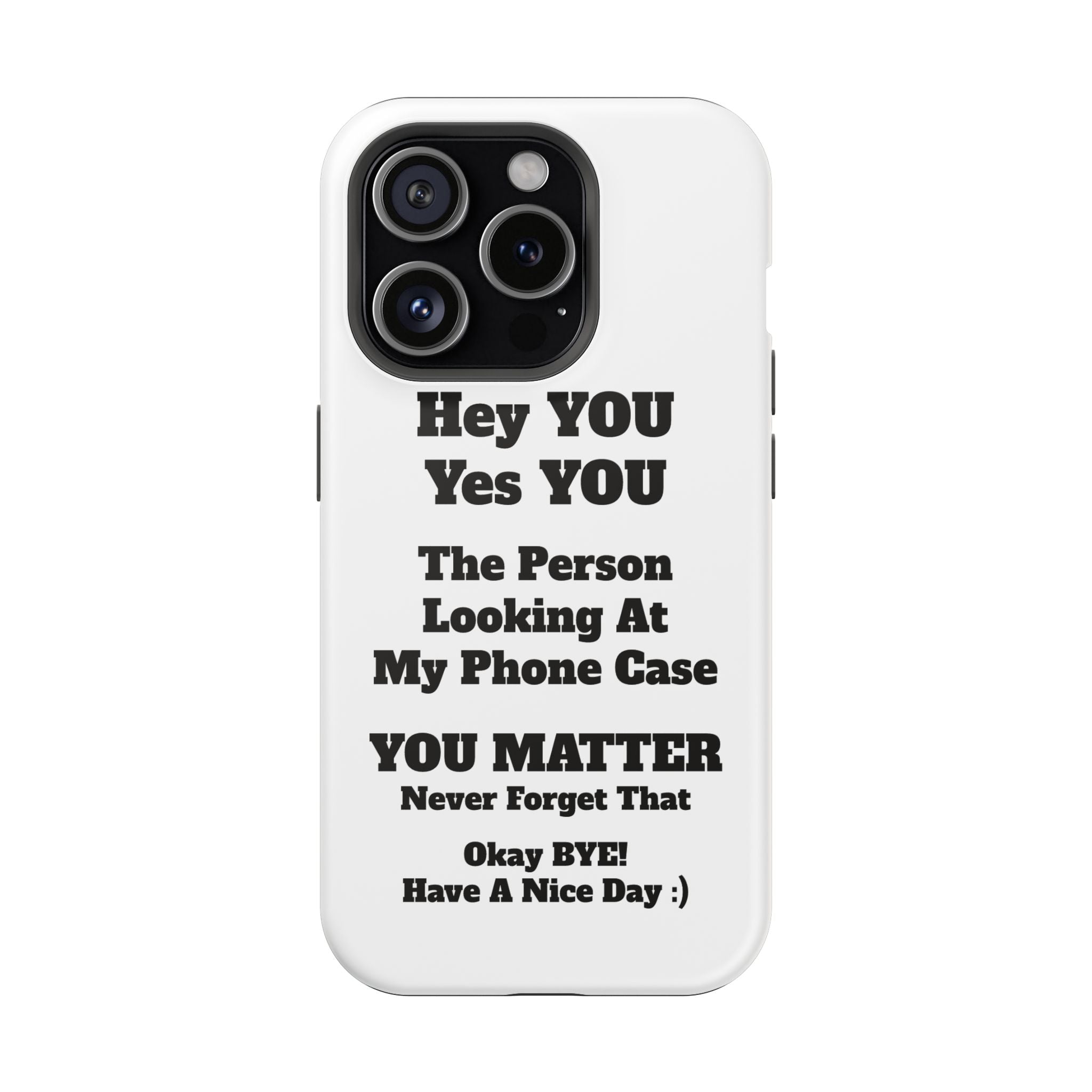 Affirmation iPhone Case — 'You Matter' Motivational Impact-Resistant Case - InspireWithPurpose