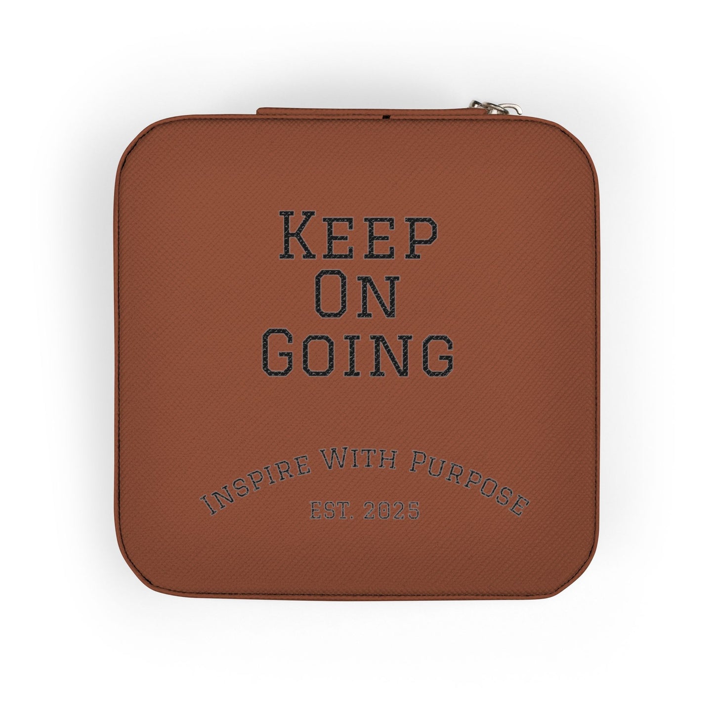 Keep On Going Jewelry Travel Case — Compact Pink Ring & Earring Organizer - InspireWithPurpose