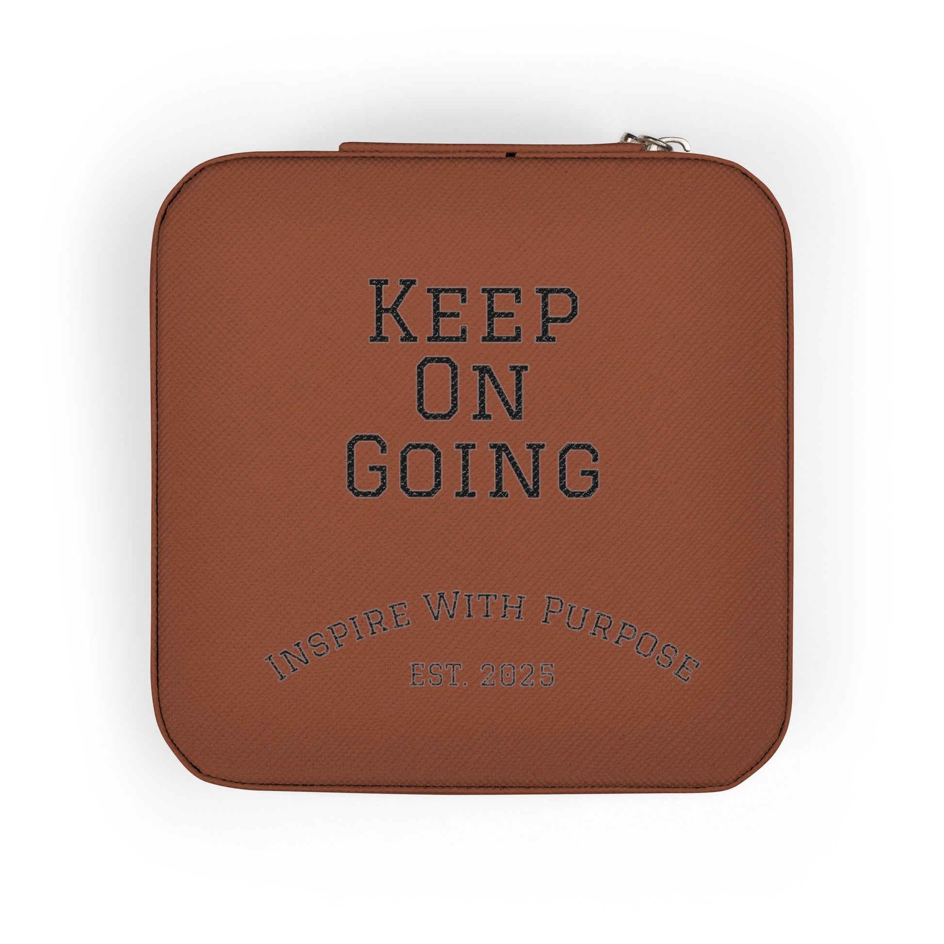 Keep On Going Jewelry Travel Case — Compact Pink Ring & Earring Organizer - InspireWithPurpose