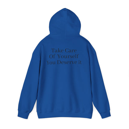 Serene Self-Care Hoodie: Cozy Cotton-Poly Comfort - InspireWithPurpose