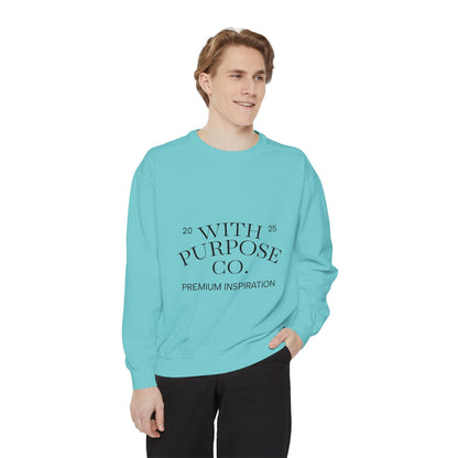 Embroidered Luxe Comfort Cotton-Blend Sweatshirt - InspireWithPurpose