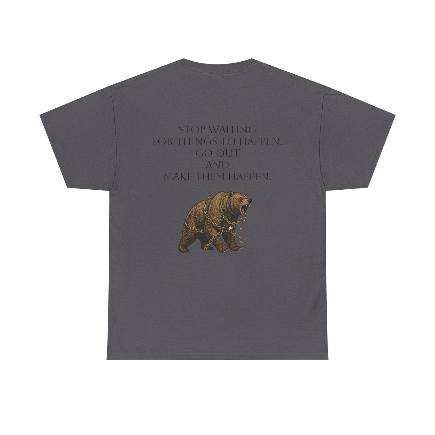 Purposeful Adventure Bear Tee - Vintage Inspired Cotton Comfort - InspireWithPurpose