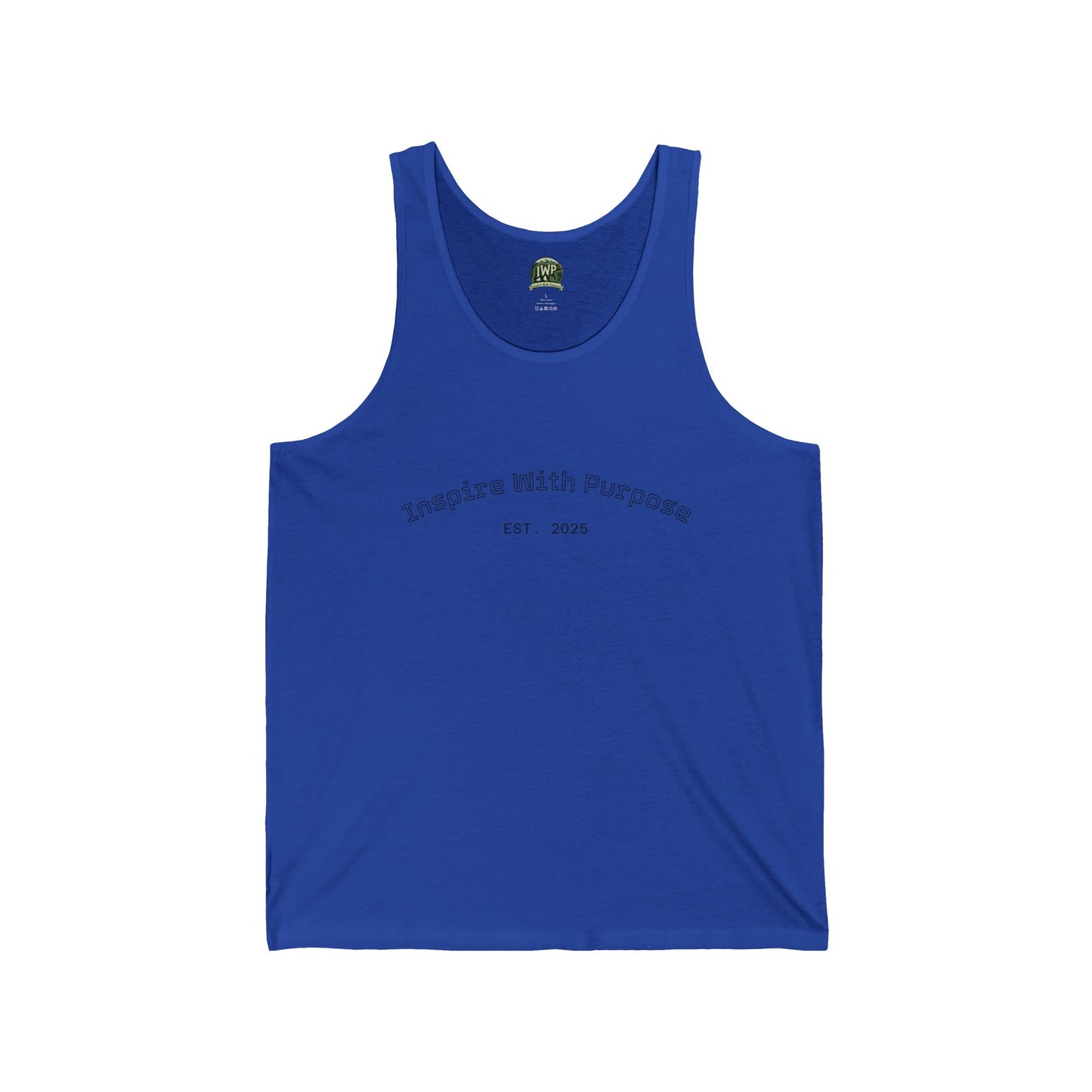 Determined Spirit Cotton Tank: Breathe, Run, Conquer - InspireWithPurpose