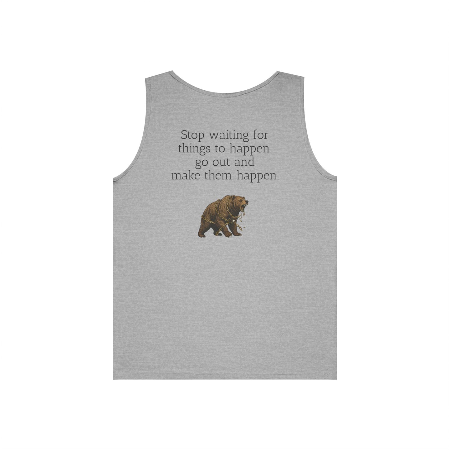 Outdoorsy Inspiration Cotton Tank Top - InspireWithPurpose