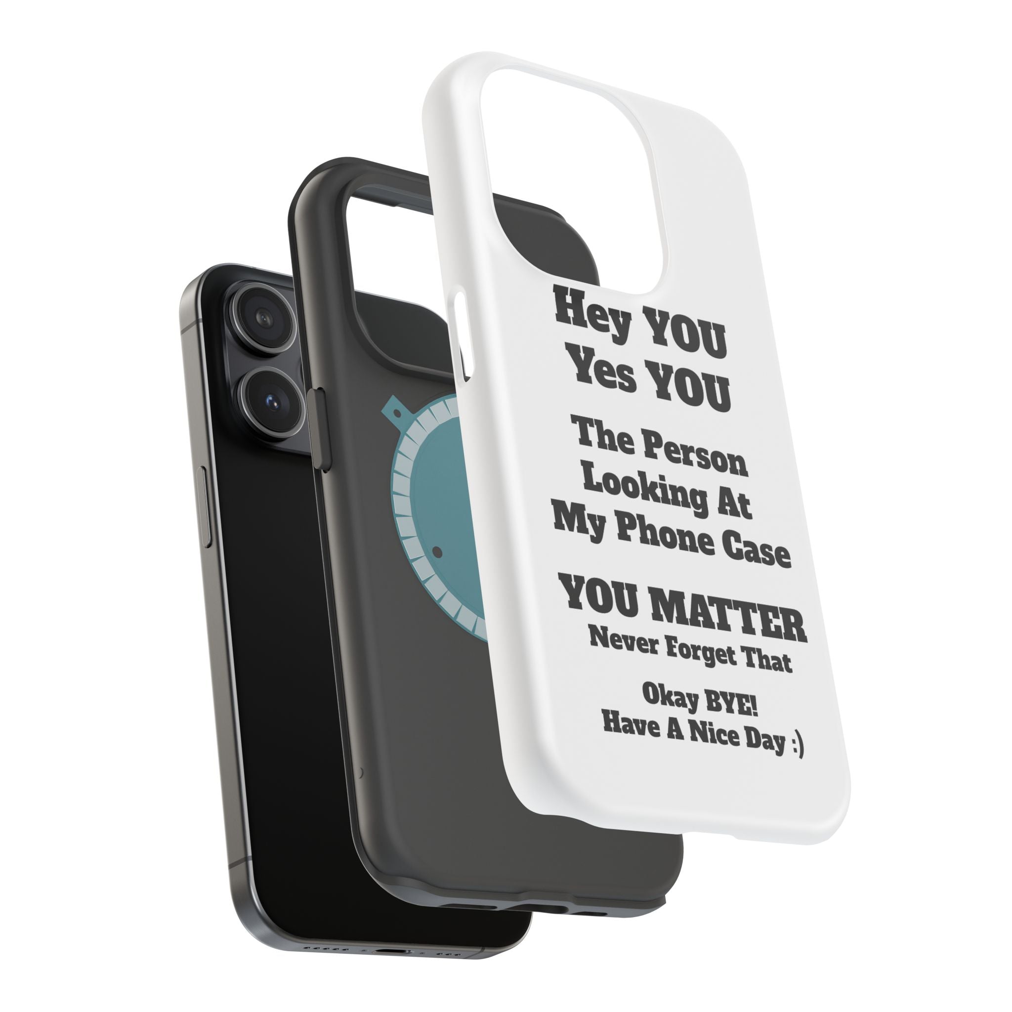 Affirmation iPhone Case — 'You Matter' Motivational Impact-Resistant Case