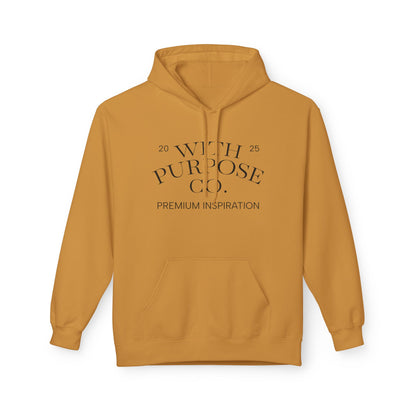 Kindness Comfort Classic: Eco-Friendly Midweight Fleece Hoodie - InspireWithPurpose