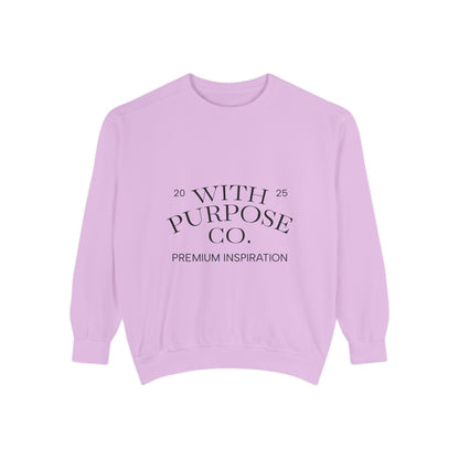 Embroidered Luxe Comfort Cotton-Blend Sweatshirt - InspireWithPurpose