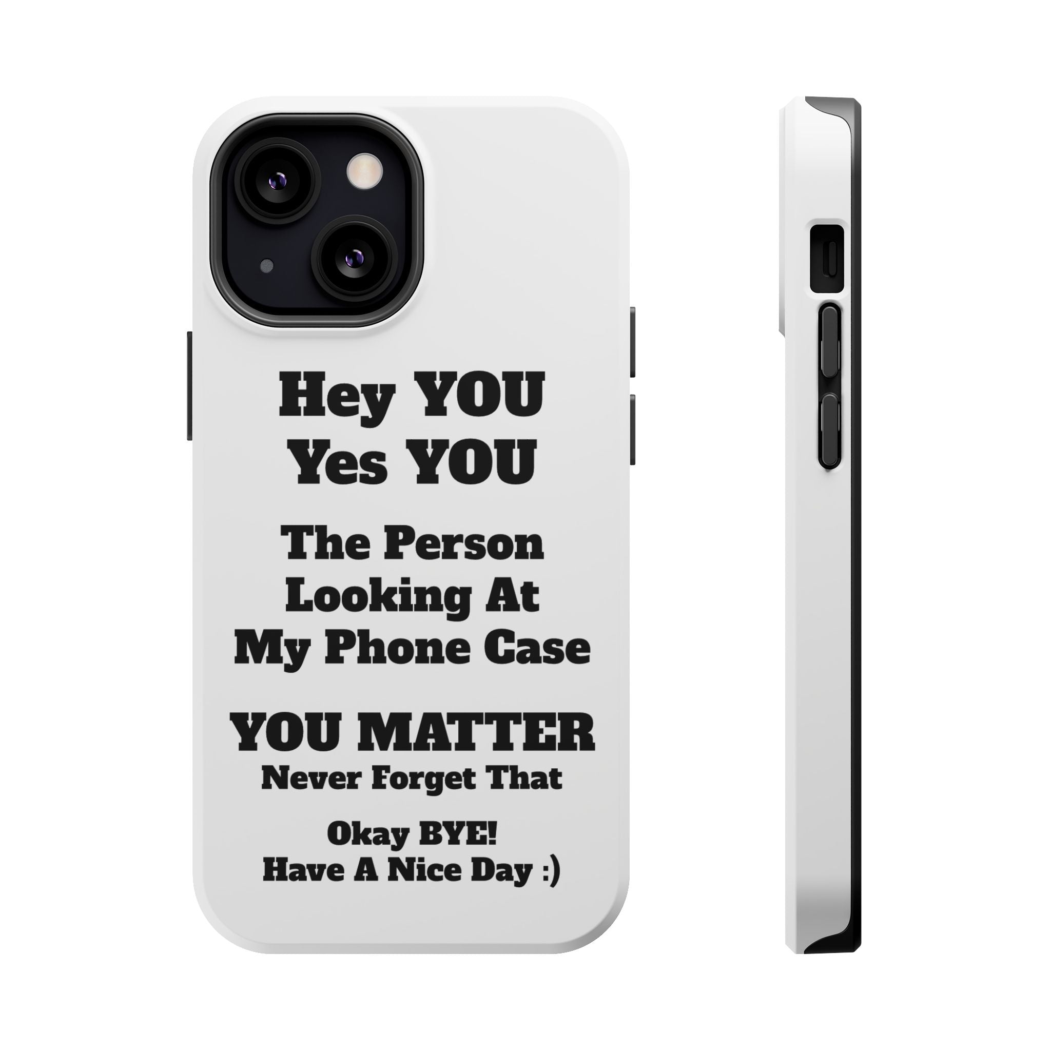 Affirmation iPhone Case — 'You Matter' Motivational Impact-Resistant Case - InspireWithPurpose