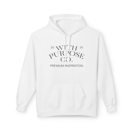 Kindness Comfort Classic: Eco-Friendly Midweight Fleece Hoodie - InspireWithPurpose