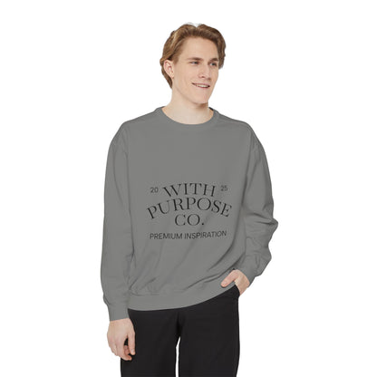 Embroidered Luxe Comfort Cotton-Blend Sweatshirt - InspireWithPurpose