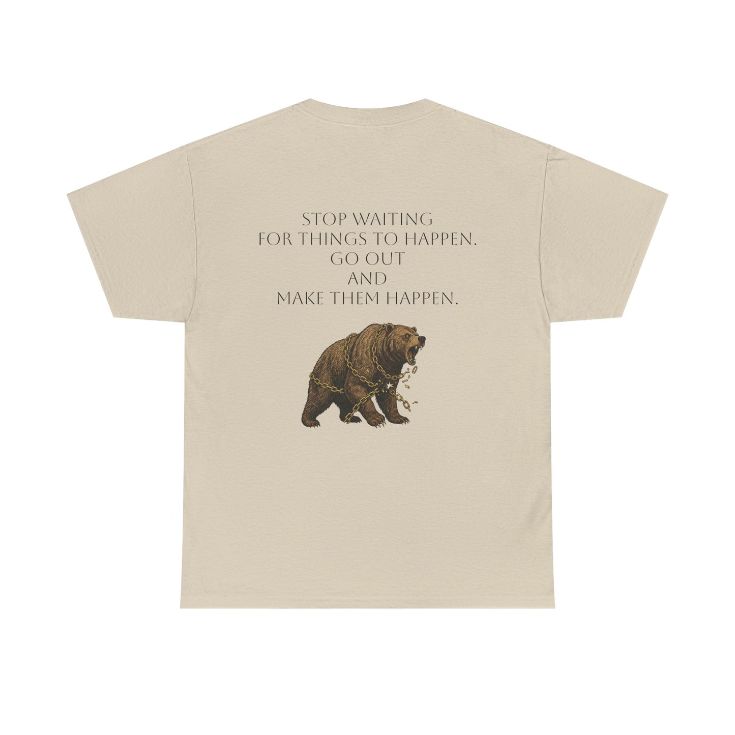 Purposeful Adventure Bear Tee - Vintage Inspired Cotton Comfort - InspireWithPurpose