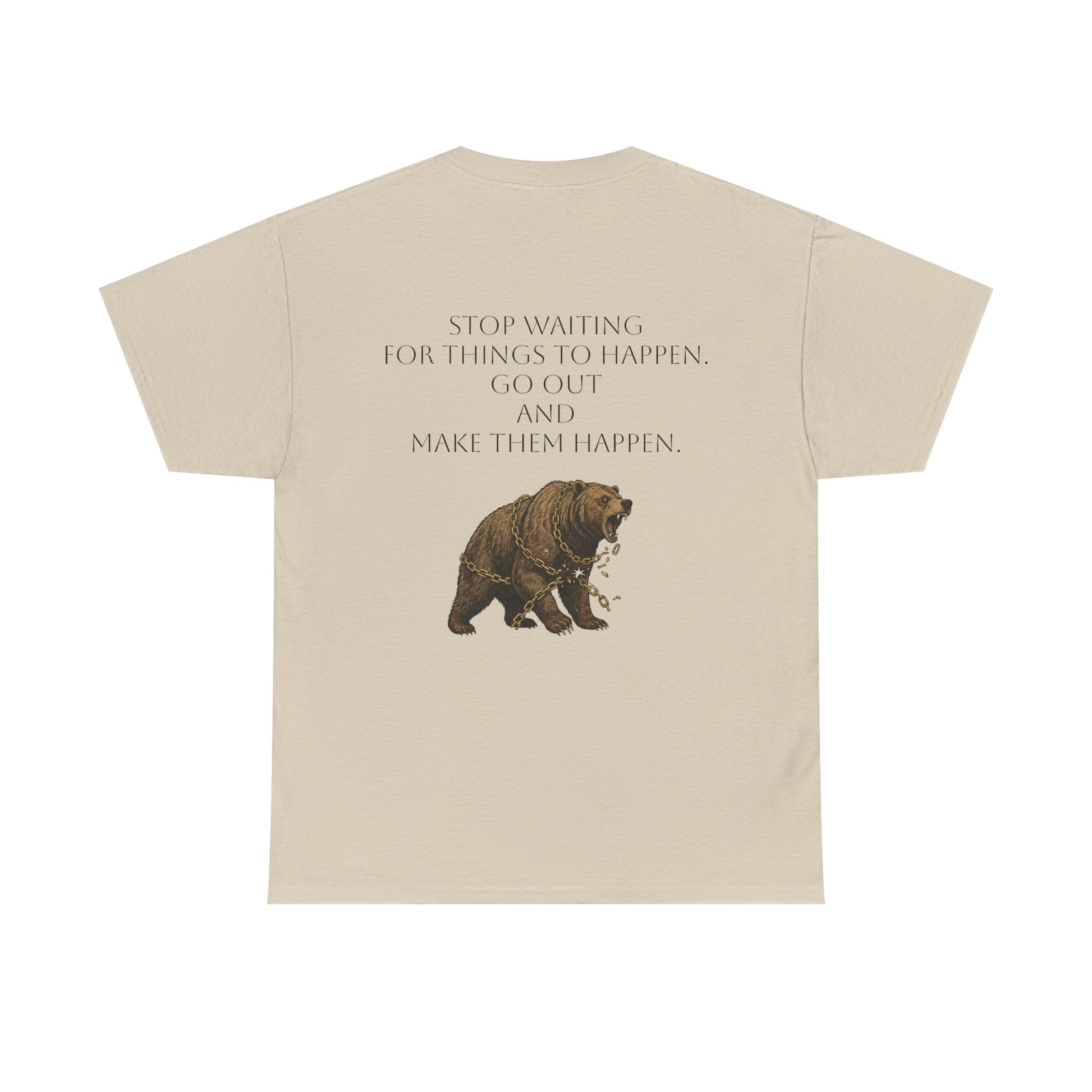 Purposeful Adventure Bear Tee - Vintage Inspired Cotton Comfort - InspireWithPurpose
