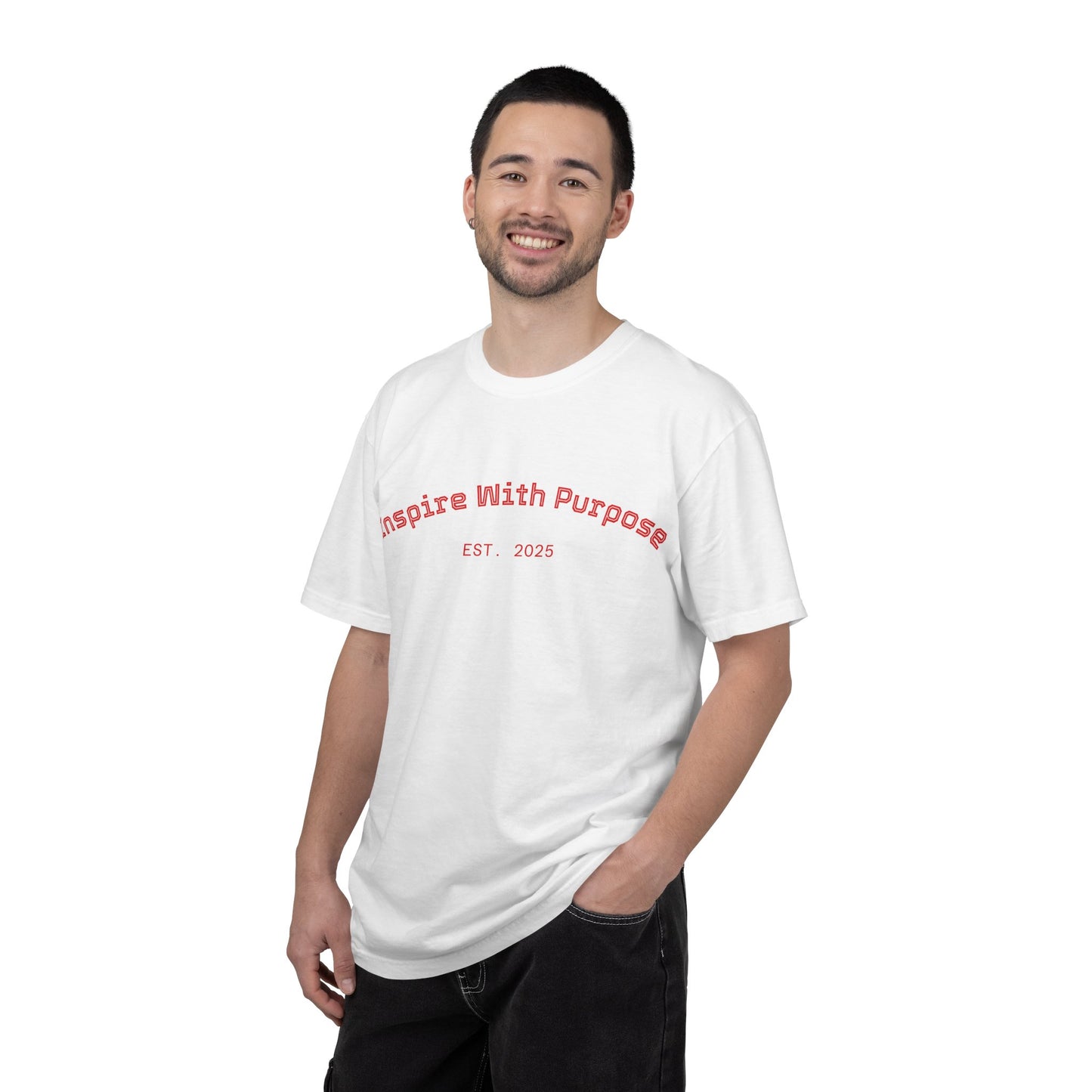 ComfyCotton Relaxed Fit Tee: 58 Colors, Durable & Soft - InspireWithPurpose