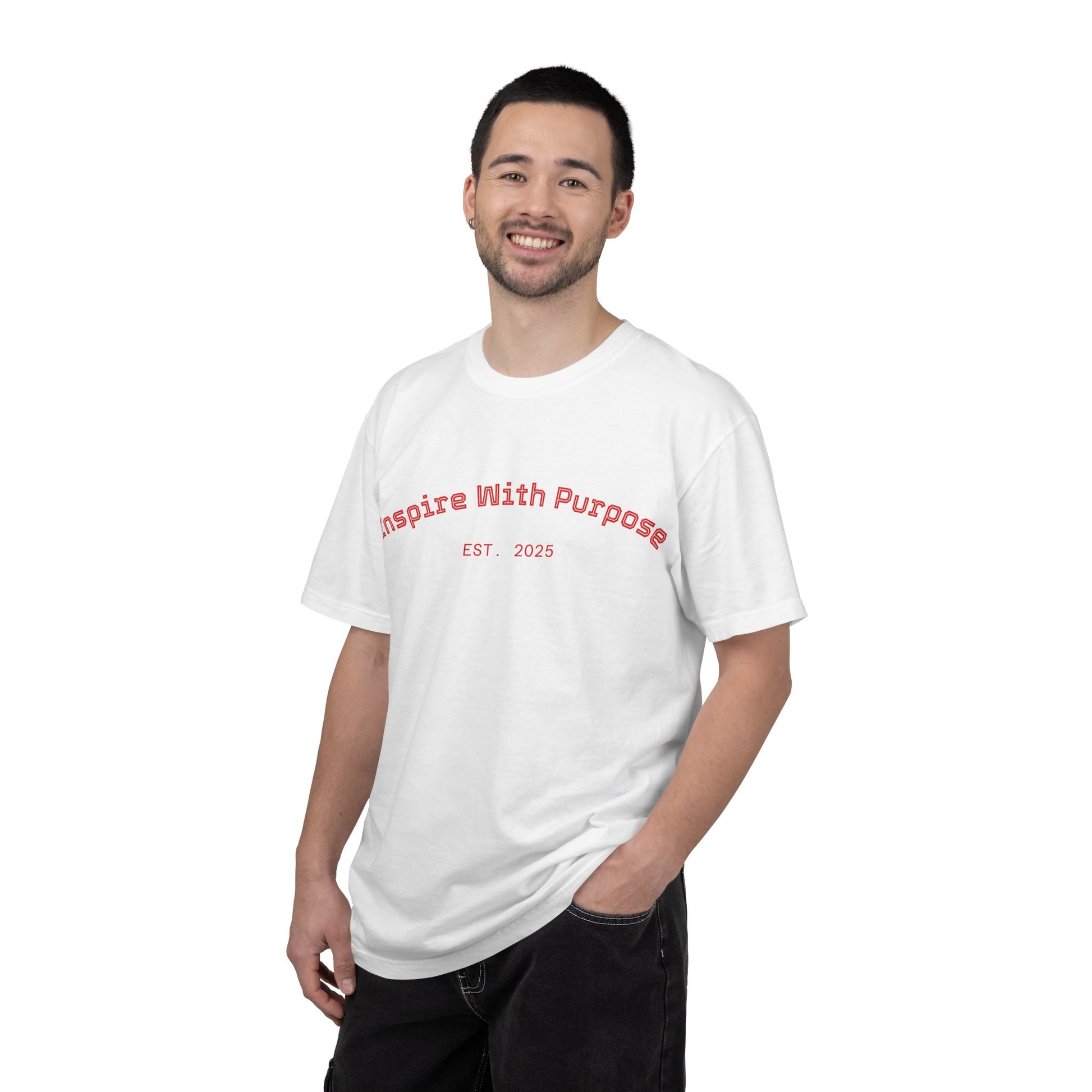 ComfyCotton Relaxed Fit Tee: 58 Colors, Durable & Soft - InspireWithPurpose