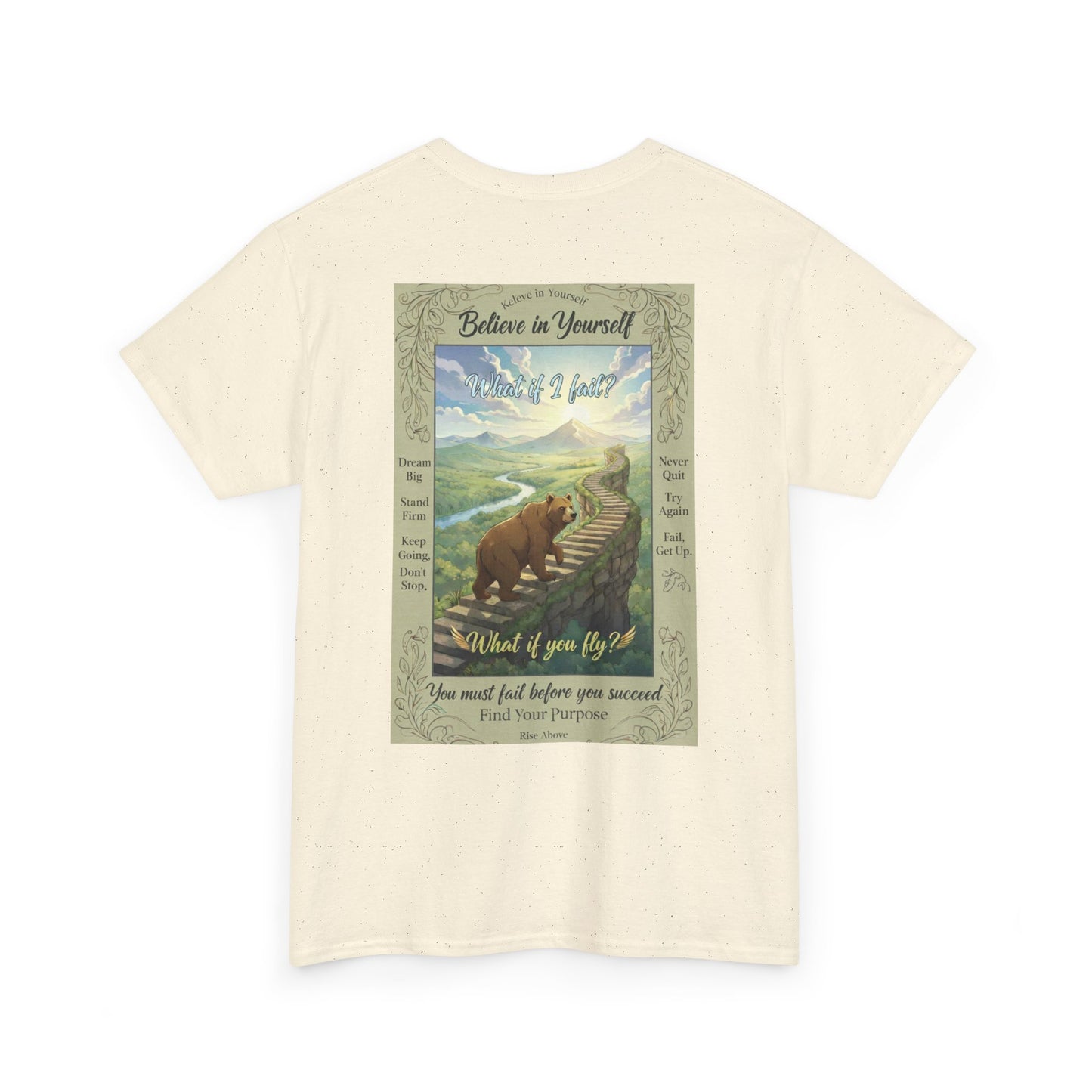 "What if I fail? What if You fly?" Soft Comfy T-Shirt