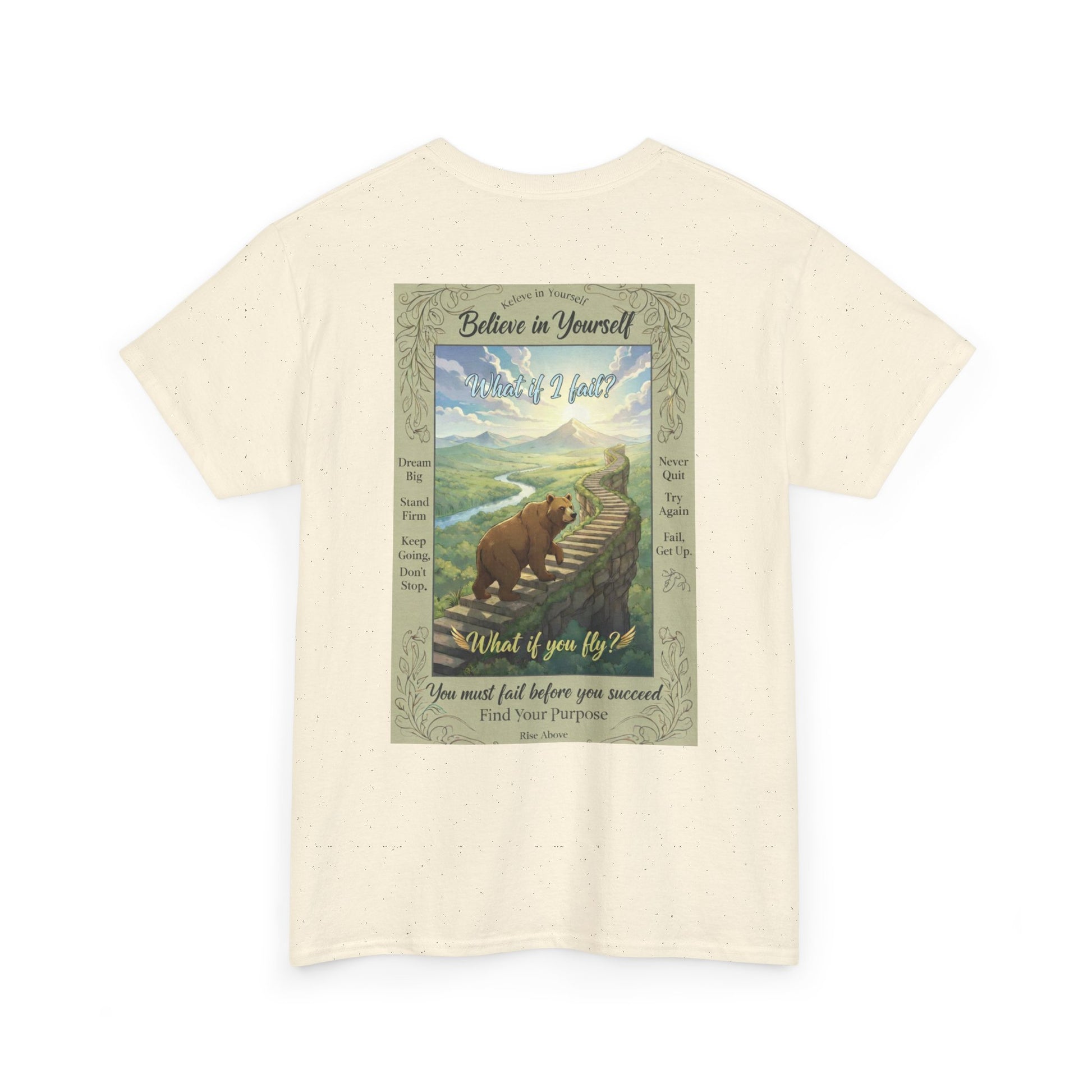 "What if I fail? What if You fly?" Soft Comfy T-Shirt