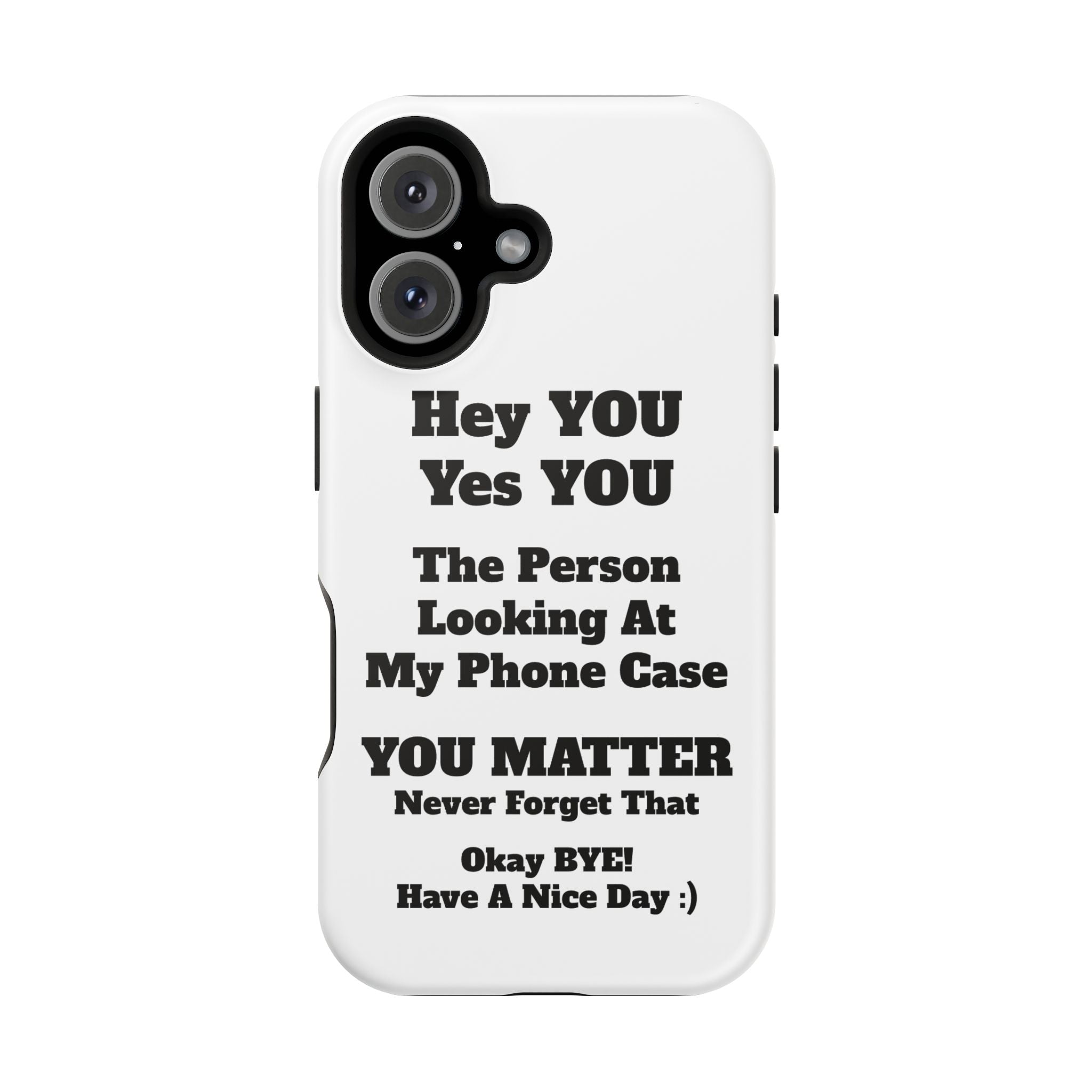 Affirmation iPhone Case — 'You Matter' Motivational Impact-Resistant Case - InspireWithPurpose