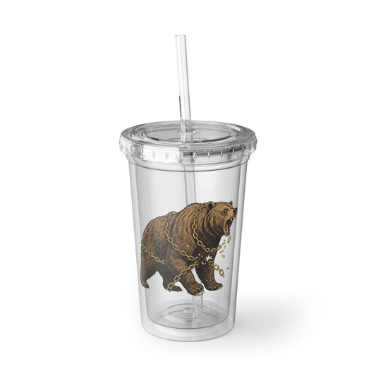 Bear Encounter Insulated Adventure Tumbler - 16oz BPA-Free - InspireWithPurpose