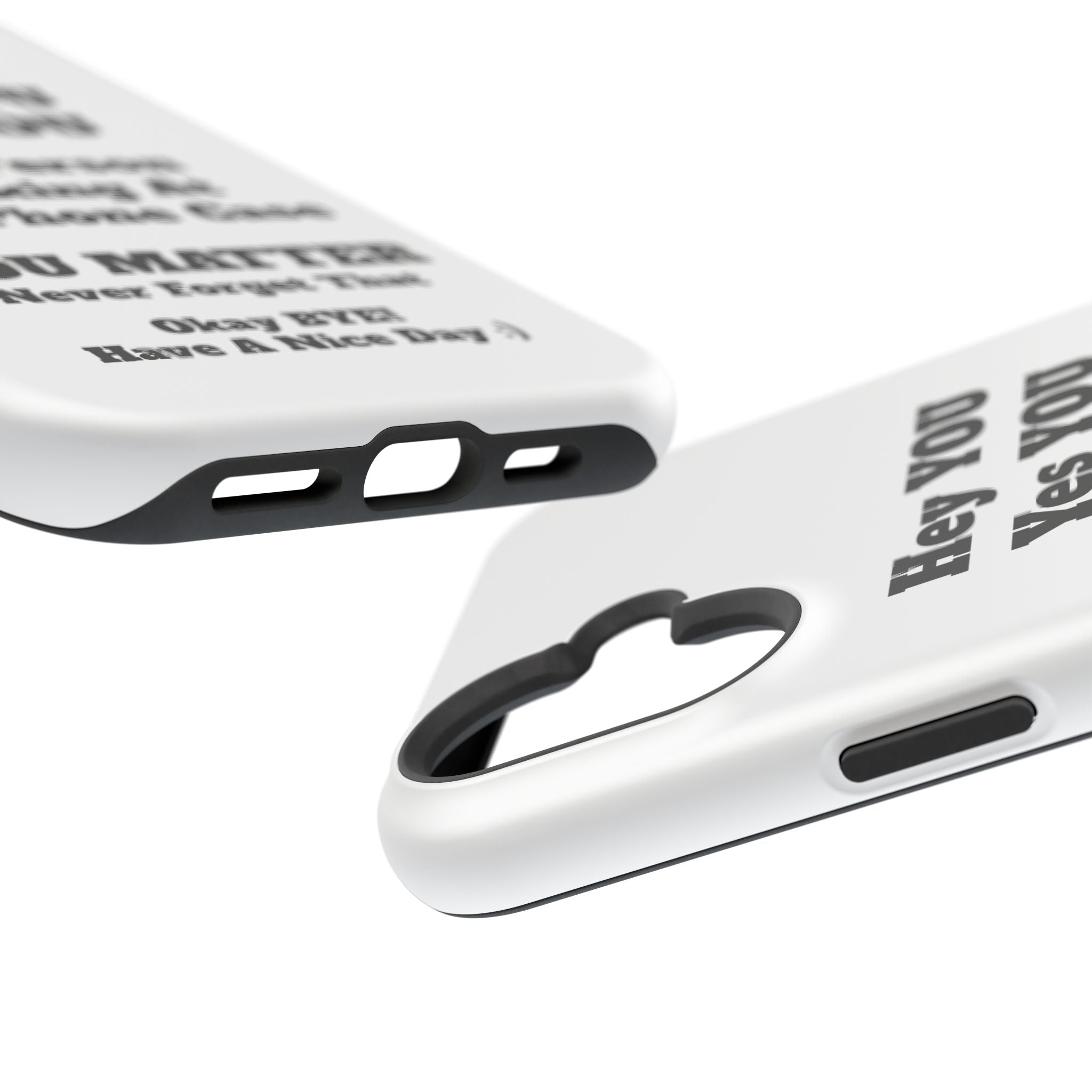 Affirmation iPhone Case — 'You Matter' Motivational Impact-Resistant Case