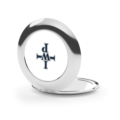 Elegance Pocket Mirror - Customizable Dual Glass Compact - InspireWithPurpose