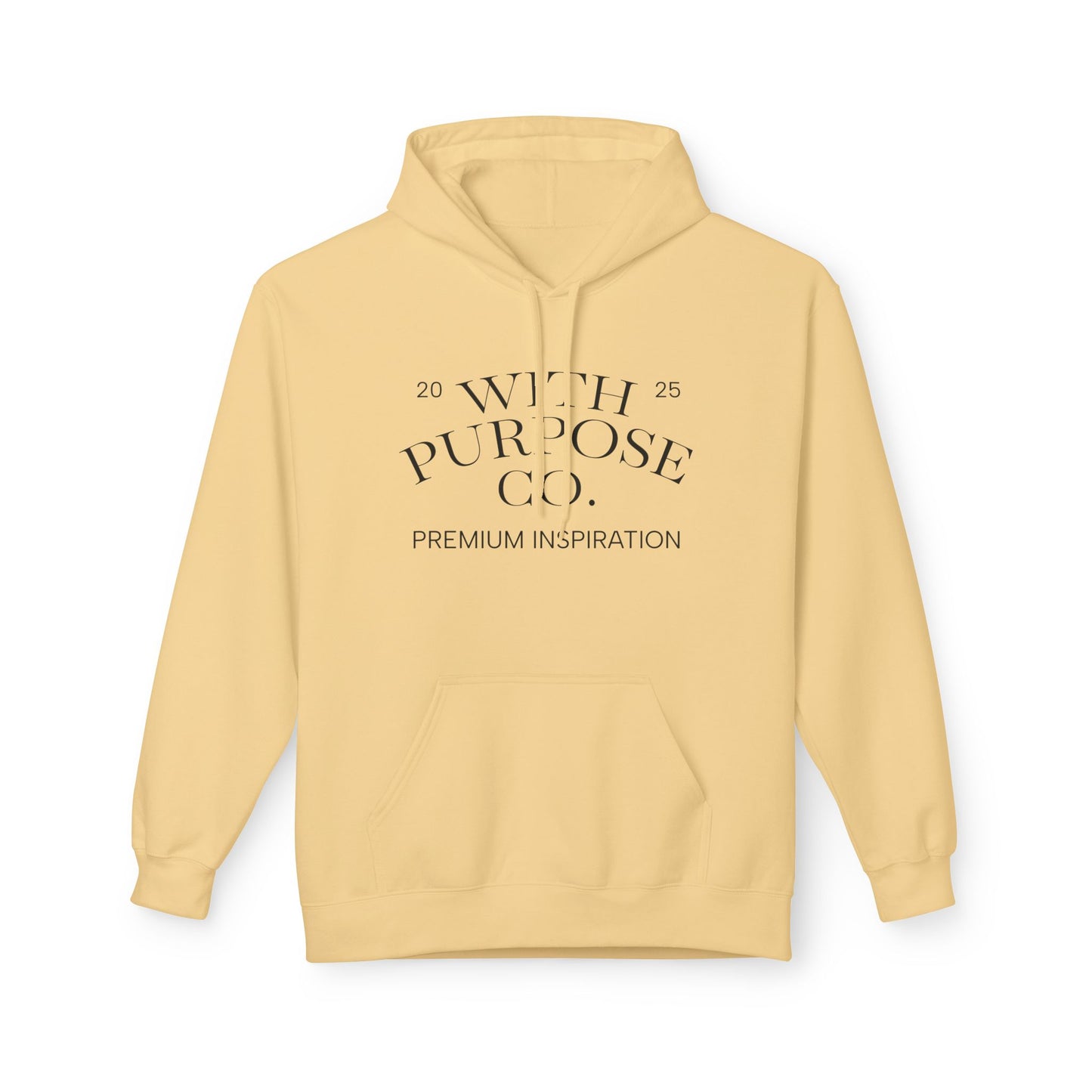 Kindness Comfort Classic: Eco-Friendly Midweight Fleece Hoodie - InspireWithPurpose