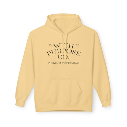Kindness Comfort Classic: Eco-Friendly Midweight Fleece Hoodie - InspireWithPurpose