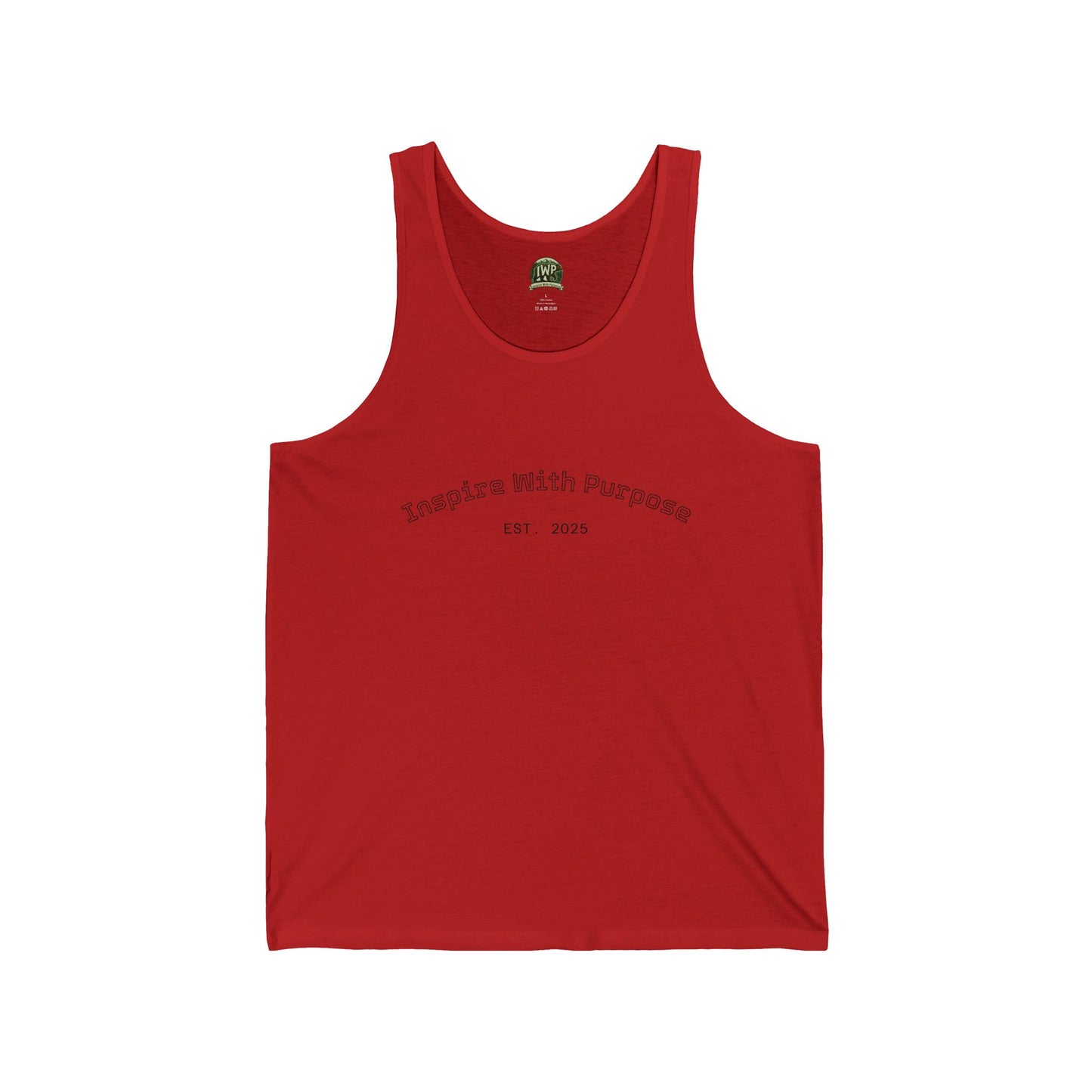 Determined Spirit Cotton Tank: Breathe, Run, Conquer - InspireWithPurpose