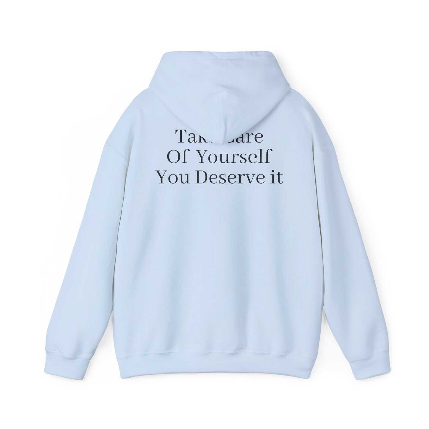 Serene Self-Care Hoodie: Cozy Cotton-Poly Comfort - InspireWithPurpose
