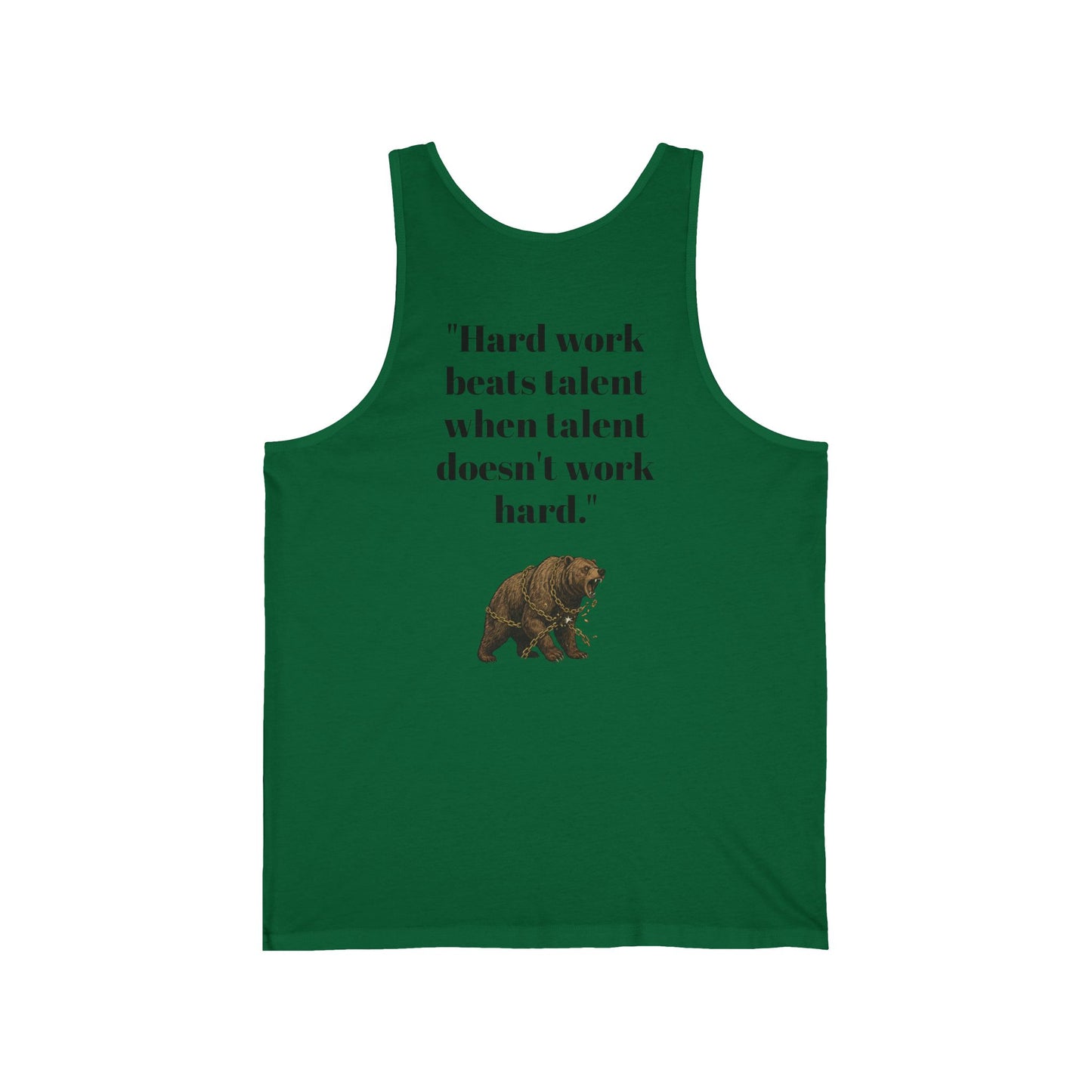 Determined Spirit Cotton Tank: Breathe, Run, Conquer - InspireWithPurpose