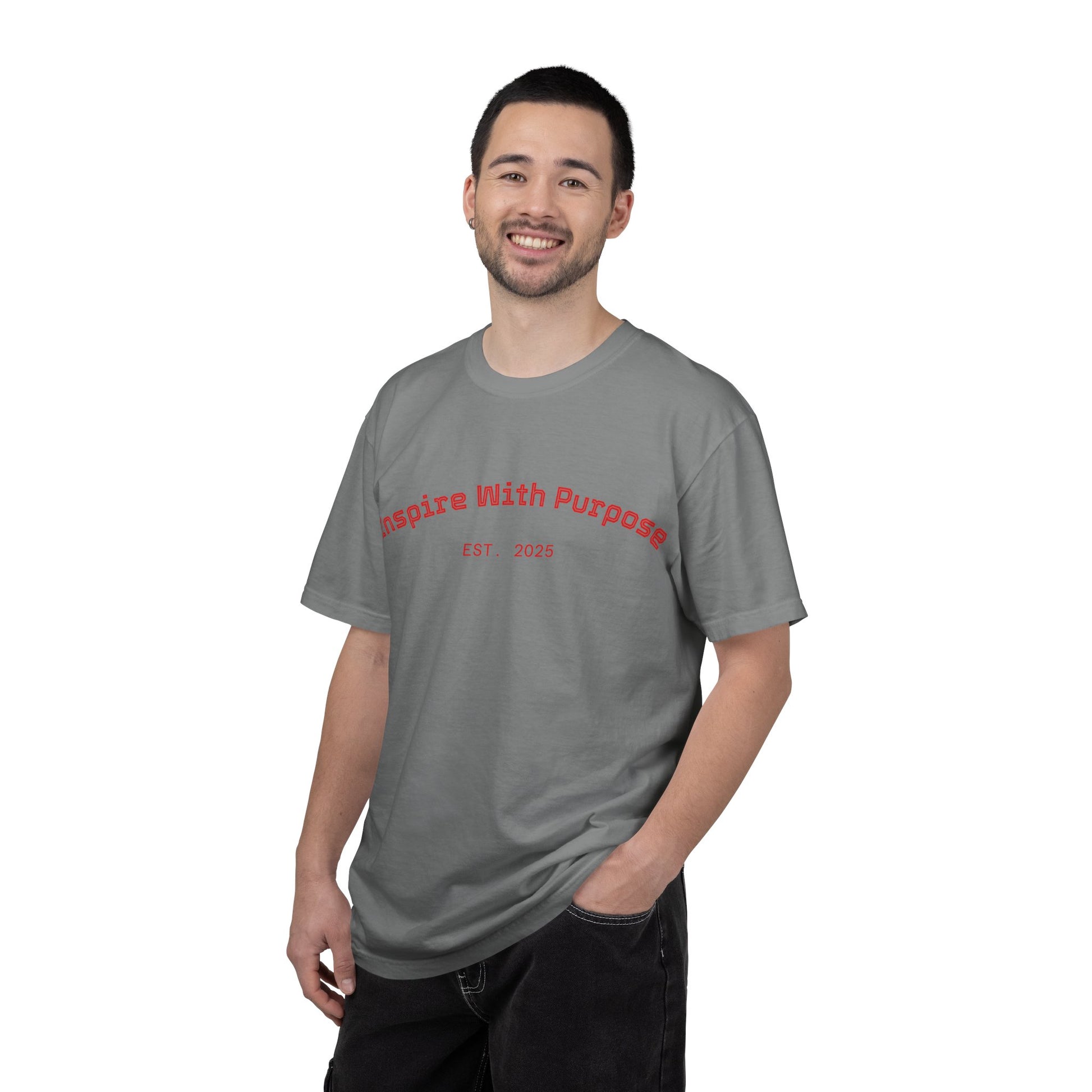 ComfyCotton Relaxed Fit Tee: 58 Colors, Durable & Soft - InspireWithPurpose