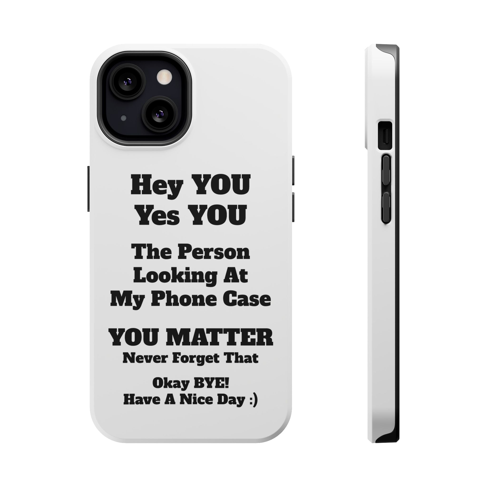 Affirmation iPhone Case — 'You Matter' Motivational Impact-Resistant Case - InspireWithPurpose