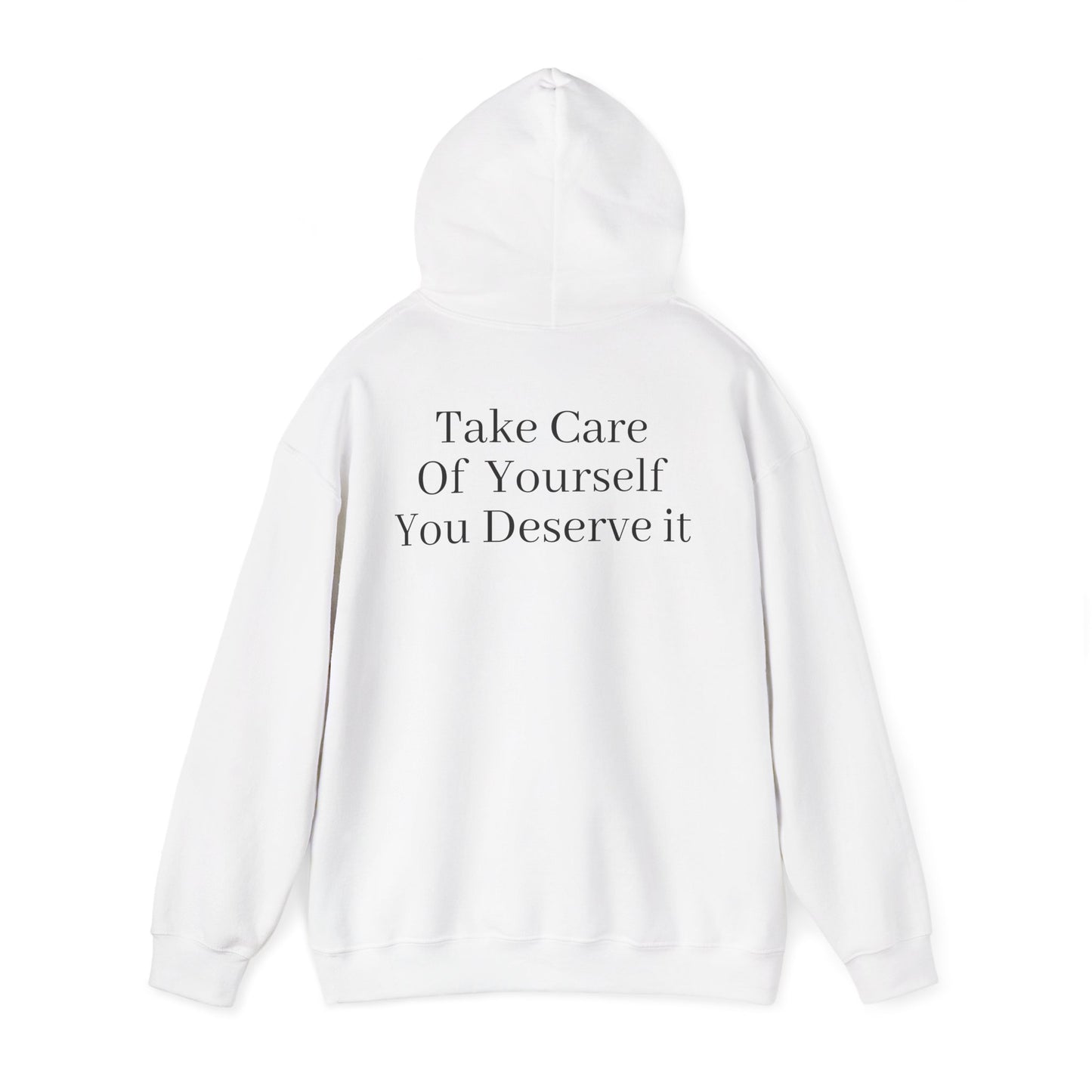 Serene Self-Care Hoodie: Cozy Cotton-Poly Comfort - InspireWithPurpose