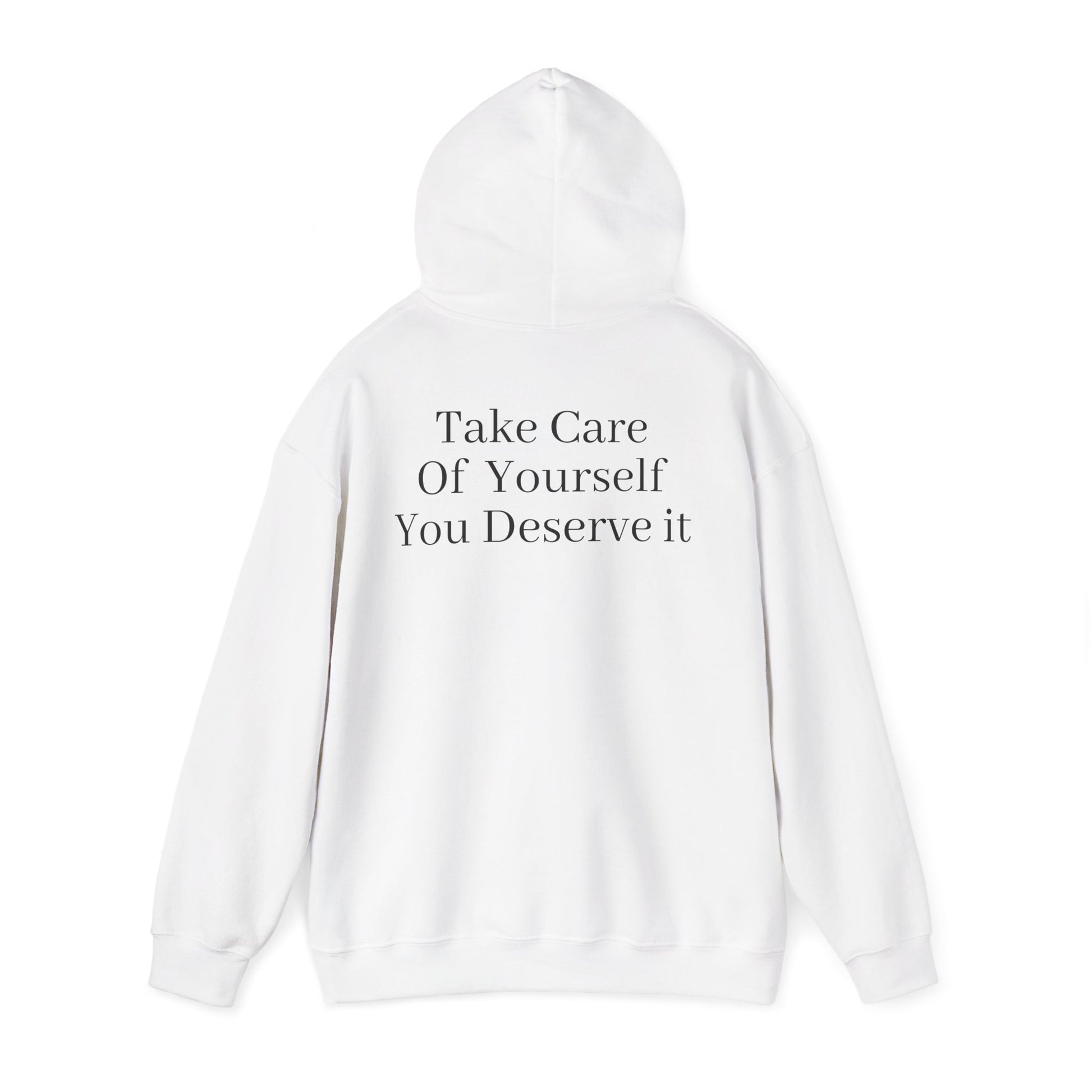 Serene Self-Care Hoodie: Cozy Cotton-Poly Comfort - InspireWithPurpose