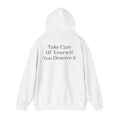 Serene Self-Care Hoodie: Cozy Cotton-Poly Comfort - InspireWithPurpose