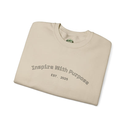 Crewneck Sweatshirt — “I Will Do It By Any Means Necessary” Motivational Back Print - InspireWithPurpose