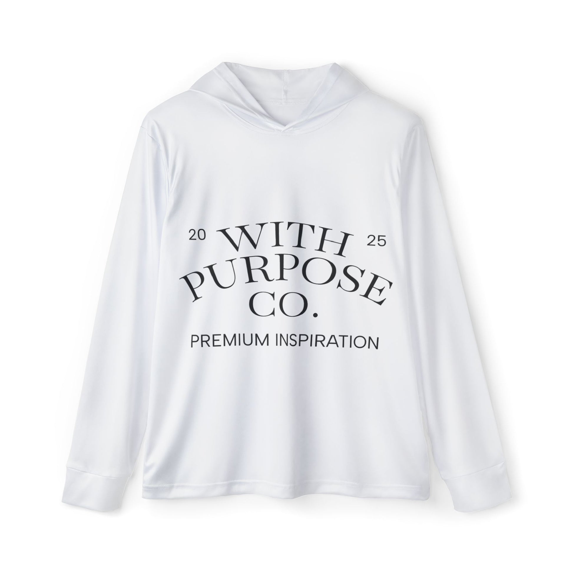 White Adventure Bear Hoodie: Lightweight, Breathable, UPF 50 Protection - InspireWithPurpose