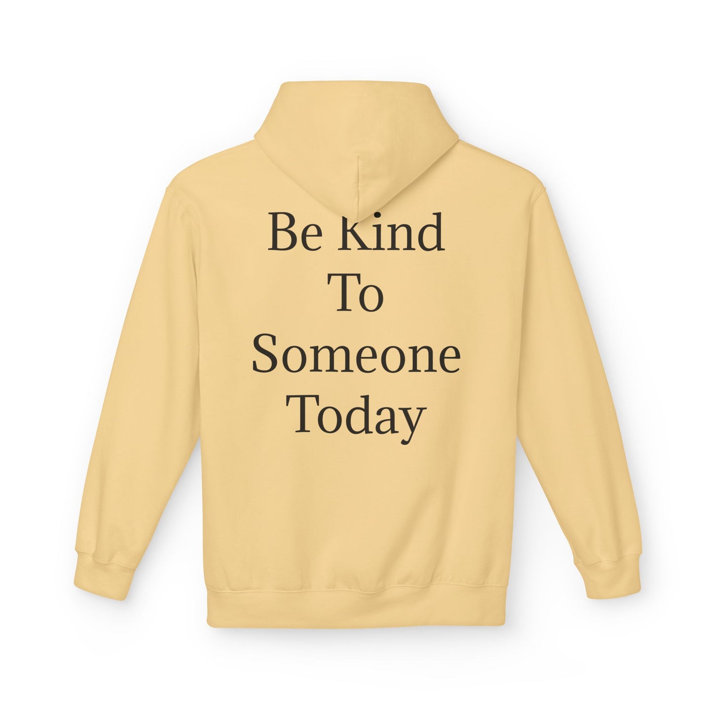Kindness Comfort Classic: Eco-Friendly Midweight Fleece Hoodie - InspireWithPurpose