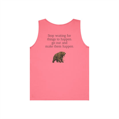 Outdoorsy Inspiration Cotton Tank Top - InspireWithPurpose