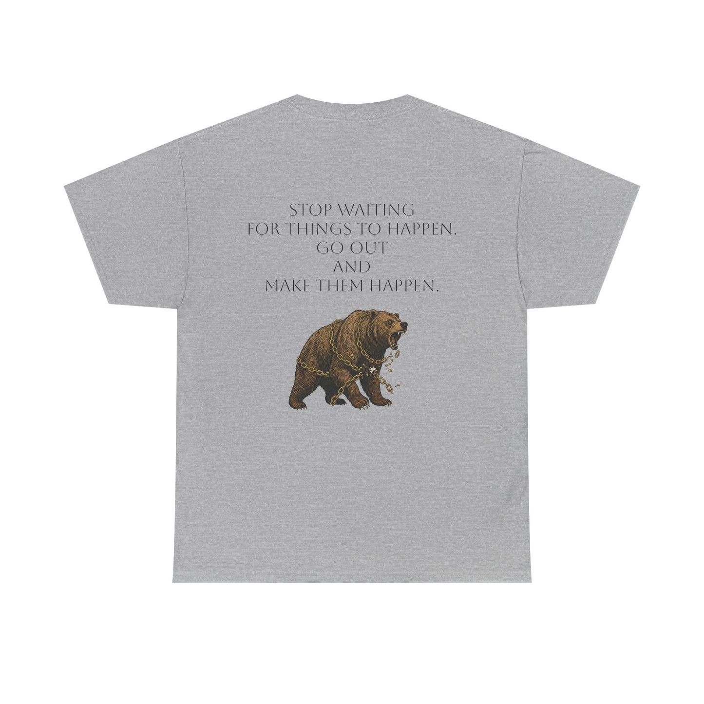 Purposeful Adventure Bear Tee - Vintage Inspired Cotton Comfort - InspireWithPurpose