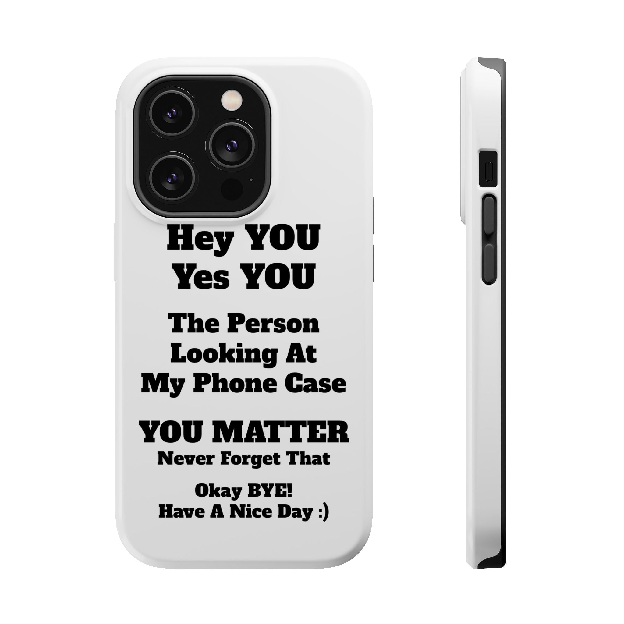 Affirmation iPhone Case — 'You Matter' Motivational Impact-Resistant Case - InspireWithPurpose