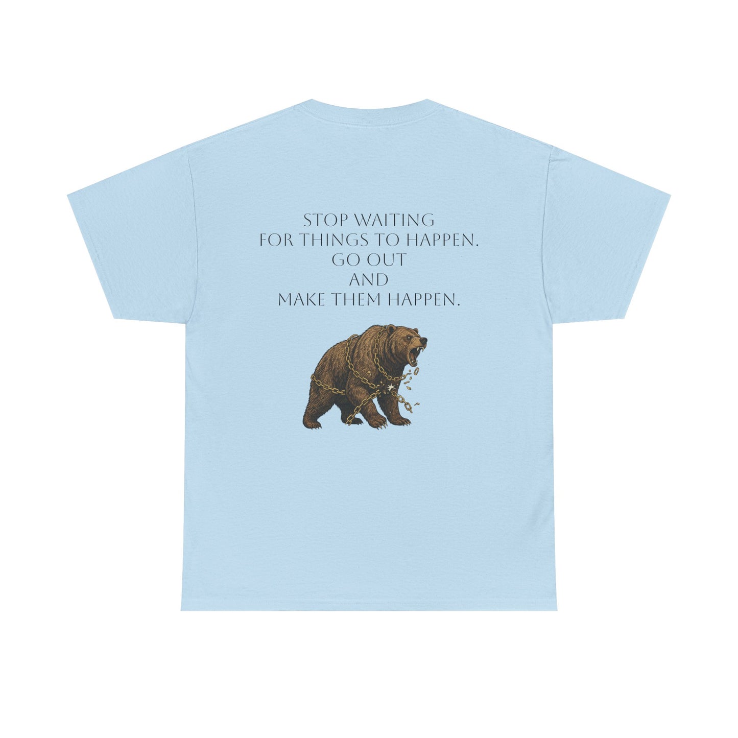 Purposeful Adventure Bear Tee - Vintage Inspired Cotton Comfort - InspireWithPurpose