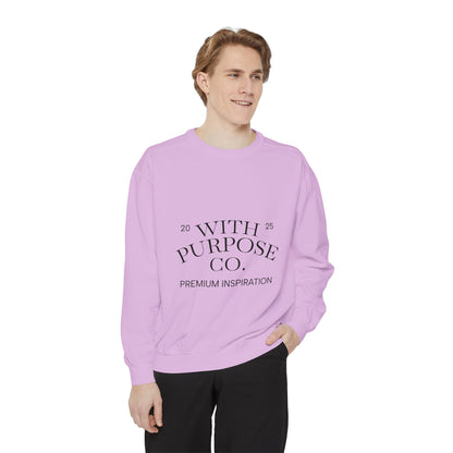 Cotton-Blend Sweatshirt- "Choose Positivity Instead of Negativity"