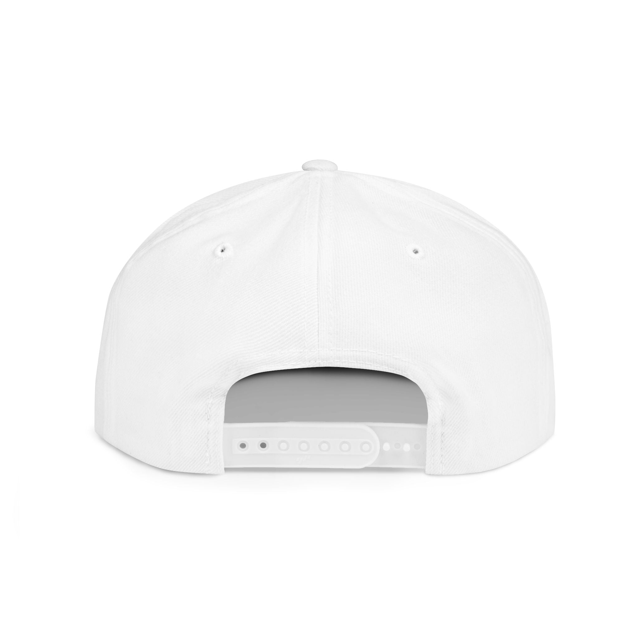 Flat Bill Snapback Hat — 