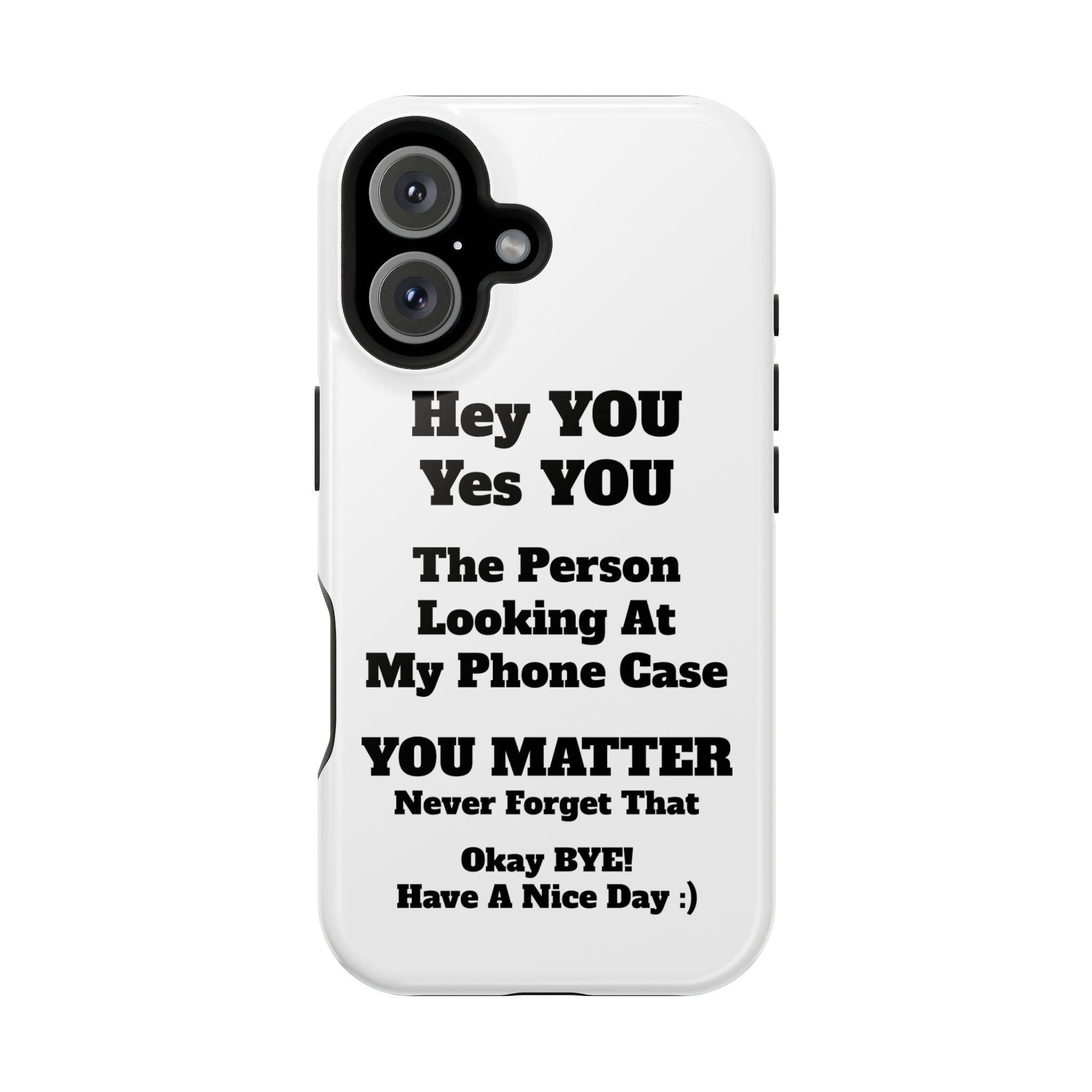 Affirmation iPhone Case — 'You Matter' Motivational Impact-Resistant Case - InspireWithPurpose