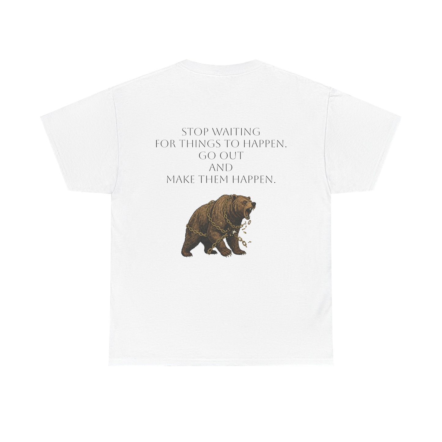 Purposeful Adventure Bear Tee - Vintage Inspired Cotton Comfort - InspireWithPurpose