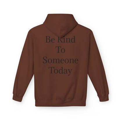 Kindness Comfort Classic: Eco-Friendly Midweight Fleece Hoodie - InspireWithPurpose