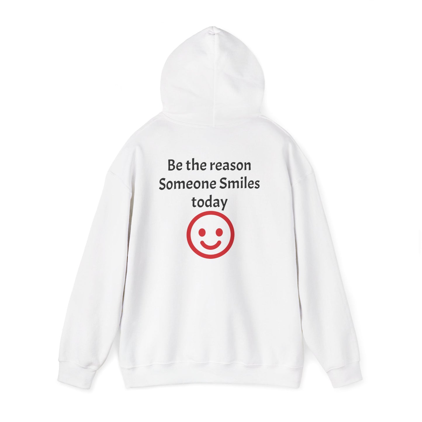 Smile-Inspiring Fleece Hoodie with Warm Kangaroo Pocket - InspireWithPurpose