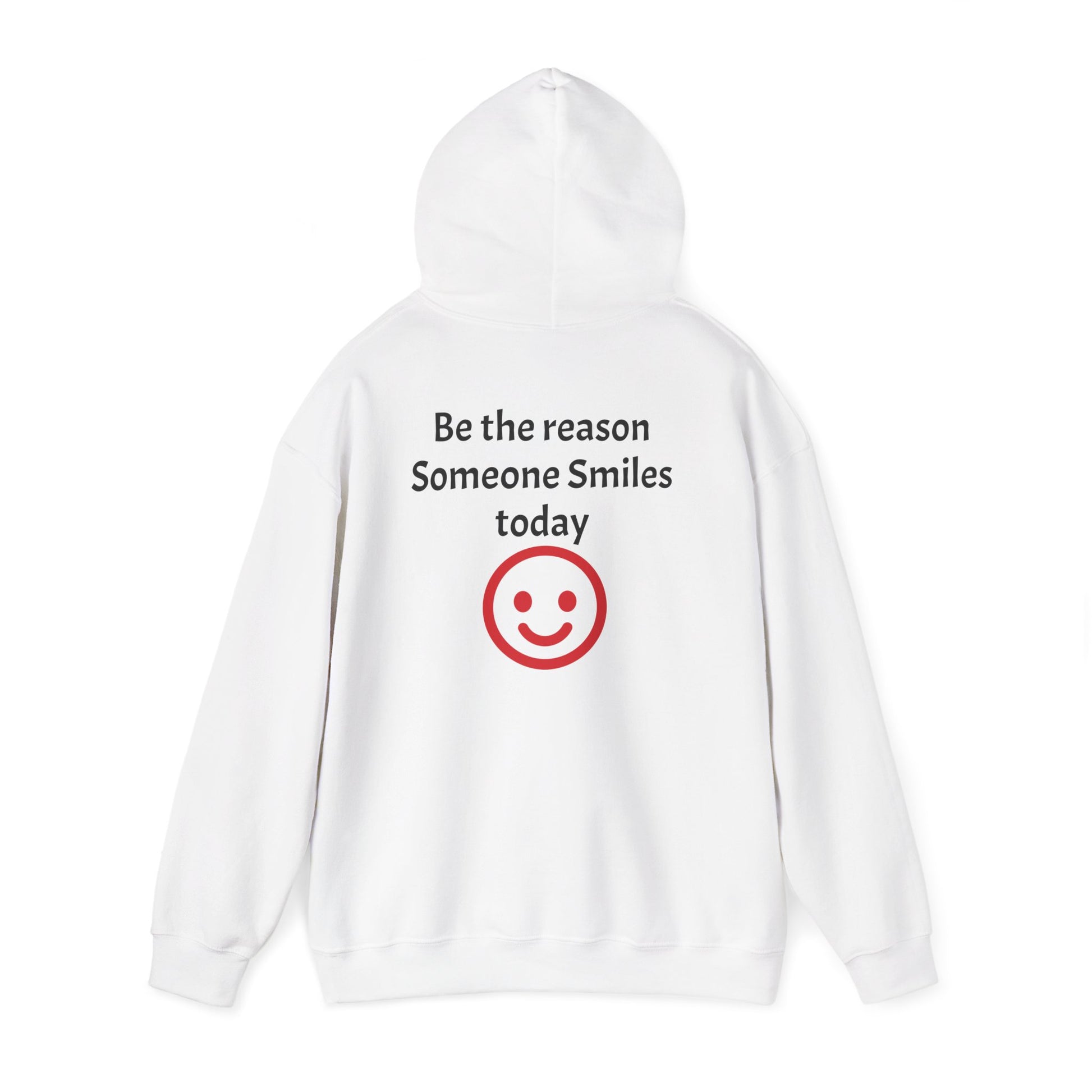 Smile-Inspiring Fleece Hoodie with Warm Kangaroo Pocket - InspireWithPurpose