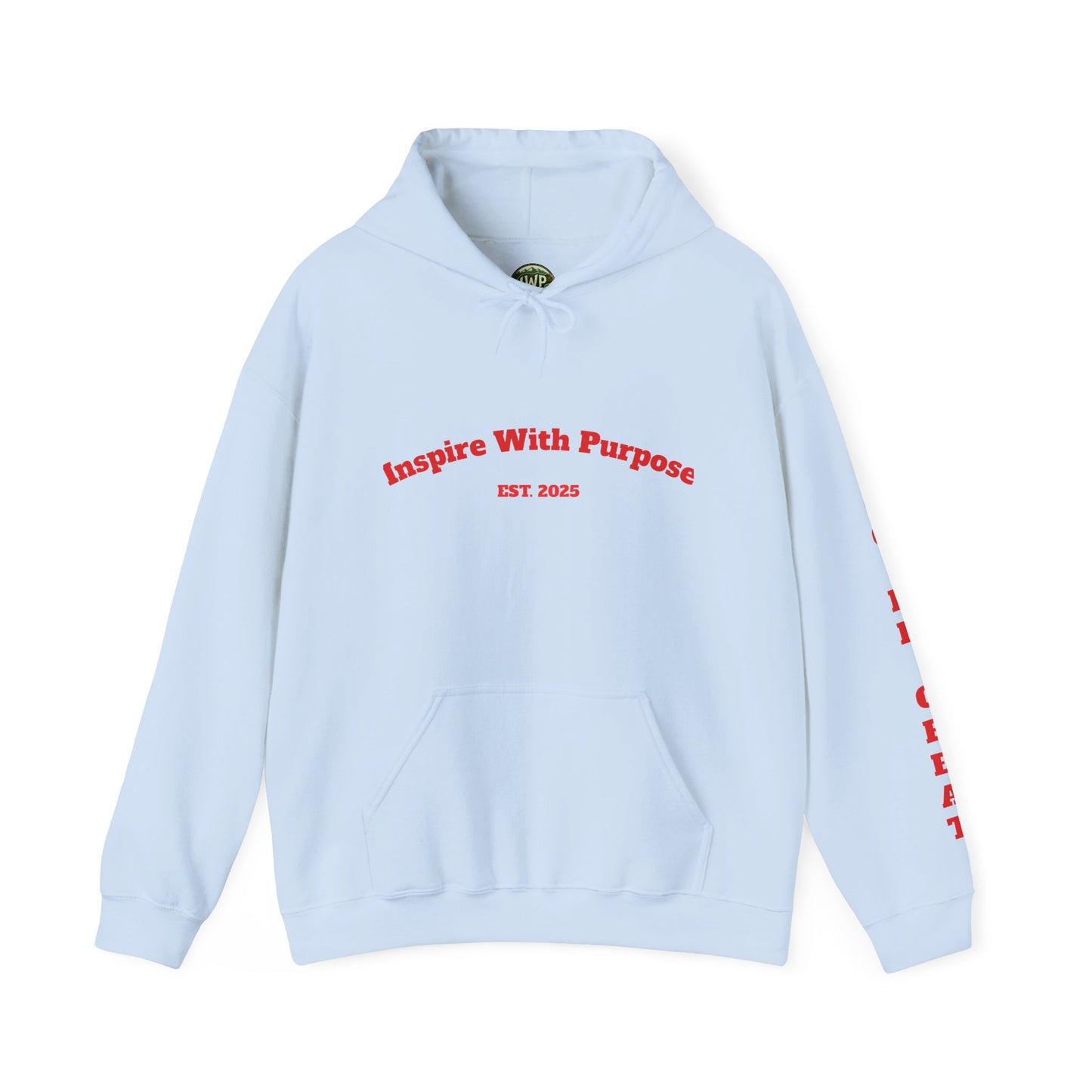 GREATNESS Heavyweight Motivational Hoodie with Engraved Mantra - InspireWithPurpose