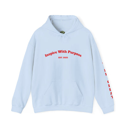 GREATNESS Heavyweight Motivational Hoodie with Engraved Mantra - InspireWithPurpose
